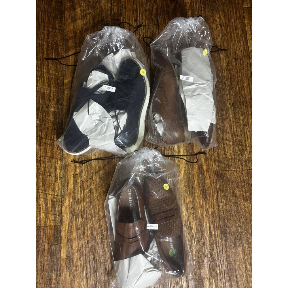 Men's Bundle: Dress Shoes - 3 Pairs: Express/Nautica/Edition